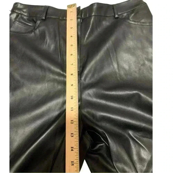 ACW STRAIGHT LEG LEATHER PANTS SIZE 9 Women - Picture 3 of 7